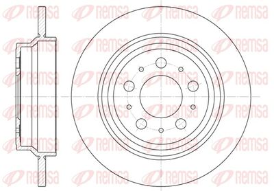 Brake Disc REMSA 6620.00