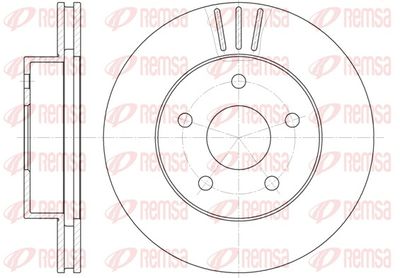 Brake Disc REMSA 6626.10