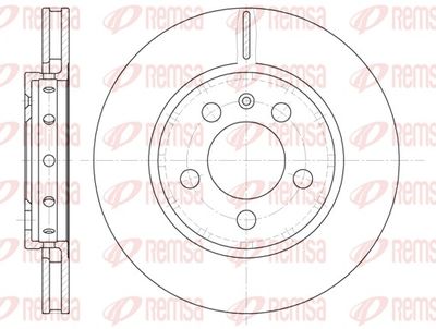 Brake Disc REMSA 6646.10