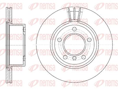 Brake Disc REMSA 6652.10