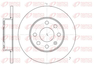 Brake Disc REMSA 6664.00