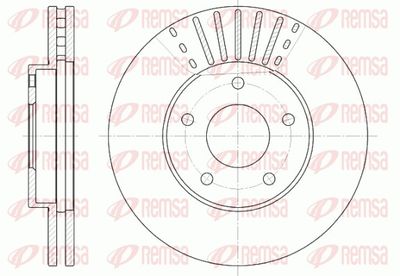 Brake Disc REMSA 6681.10