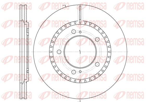 REMSA 6699.10 Brake Disc