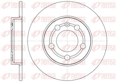 Brake Disc REMSA 6718.00