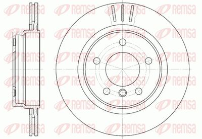 Brake Disc REMSA 6722.10