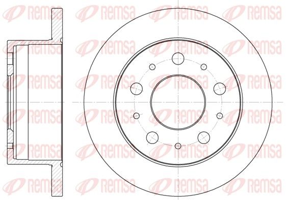 REMSA 6741.00 Brake Disc