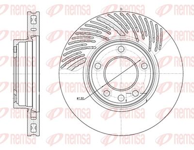 Brake Disc REMSA 6773.10