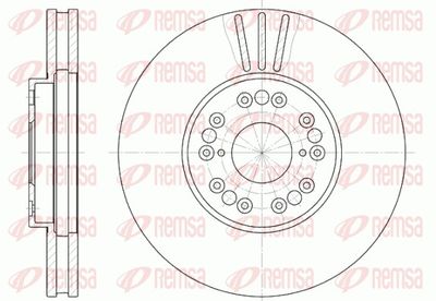 Brake Disc REMSA 6793.10