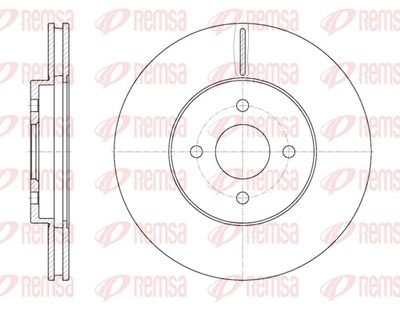 Brake Disc REMSA 6806.10