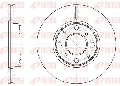 Brake Disc REMSA 6844.10