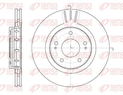 Brake Disc REMSA 6896.10