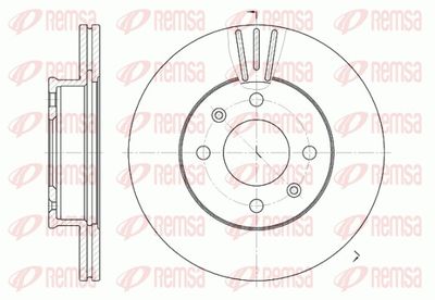 Brake Disc REMSA 6958.10