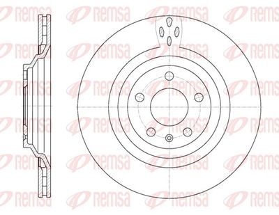 Brake Disc REMSA 6970.10