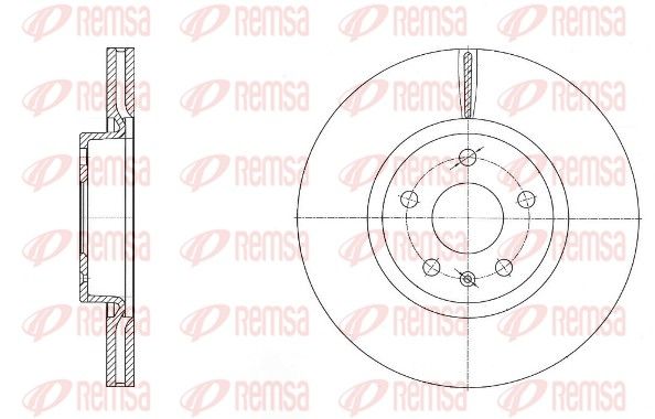 REMSA 6972.10 Brake Disc