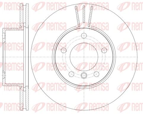 REMSA 6974.10 Brake Disc