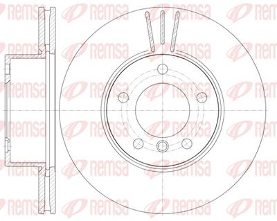 Brake Disc REMSA 6974.10