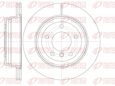 Brake Disc REMSA 6977.10