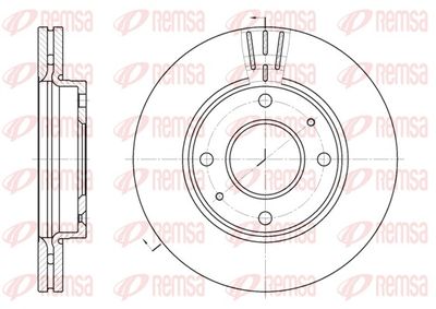 Brake Disc REMSA 6987.10