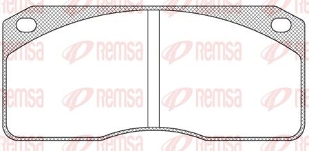 REMSA JCA 278.00 Brake Pad Set, disc brake