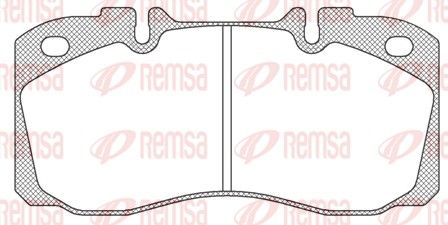 REMSA JCA 640.00 Brake Pad Set, disc brake