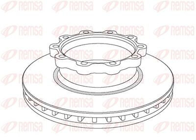 Brake Disc REMSA NCA1047.20