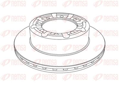 Brake Disc REMSA NCA1140.20