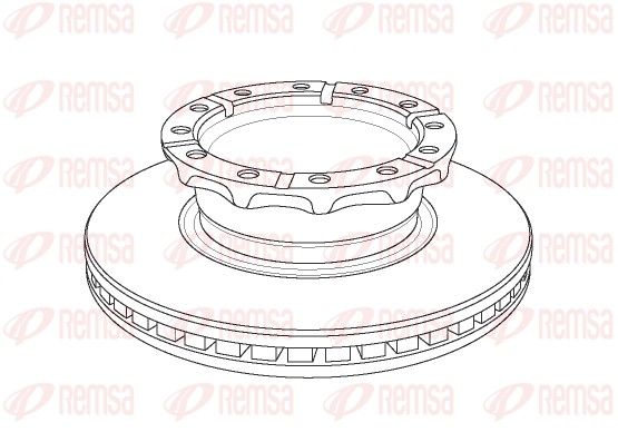 REMSA NCA1158.20 Brake Disc