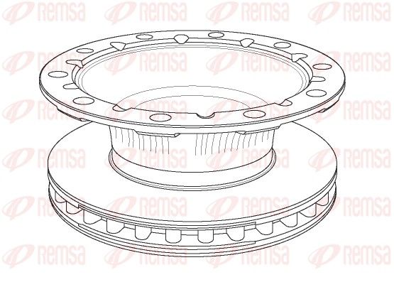 REMSA NCA1170.20 Brake Disc