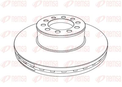 Brake Disc REMSA NCA1173.20