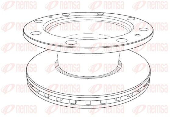 REMSA NCA1187.20 Brake Disc