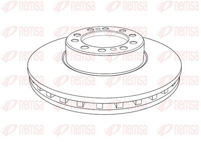 Brake Disc REMSA NCA1193.20