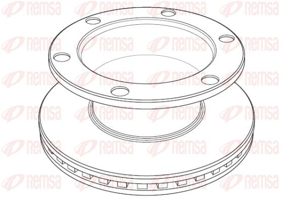 REMSA NCA1194.20 Brake Disc