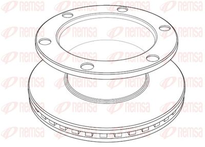 Brake Disc REMSA NCA1194.20