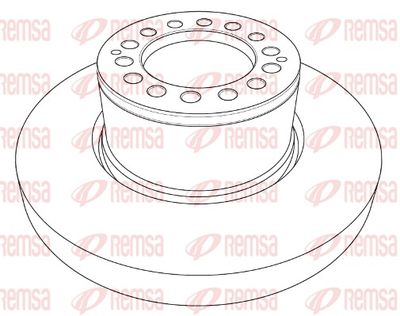 Brake Disc REMSA NCA1205.10