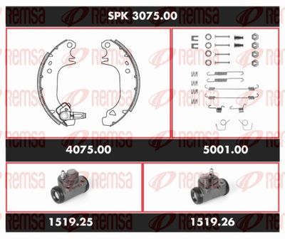 Brake Kit, drum brake REMSA SPK 3075.00