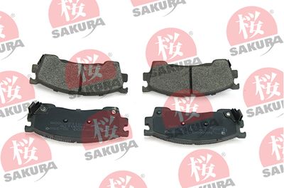 Brake Pad Set, disc brake SAKURA 600-30-3580