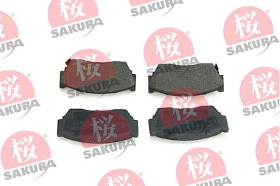 Brake Pad Set, disc brake SAKURA 600-10-4060