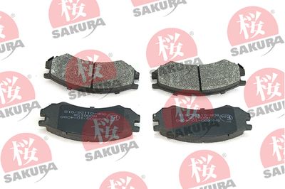 Brake Pad Set, disc brake SAKURA 600-10-4090