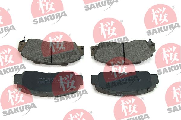 SAKURA 600-40-6686 Brake Pad Set, disc brake