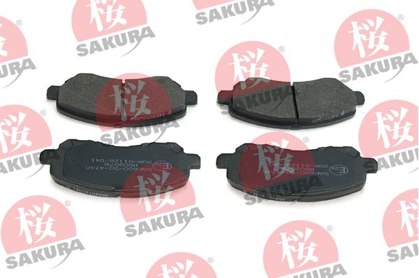 SAKURA 600-50-4340 Brake Pad Set, disc brake
