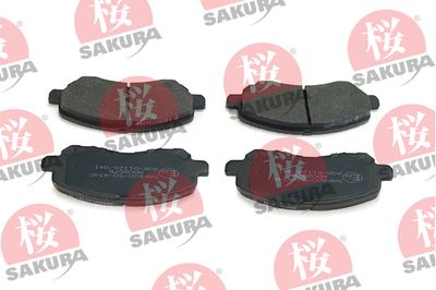 Brake Pad Set, disc brake SAKURA 600-50-4340