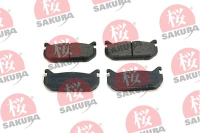 Brake Pad Set, disc brake SAKURA 601-30-3580