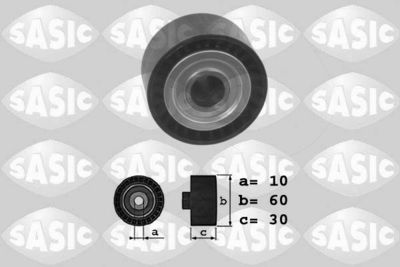 Deflection/Guide Pulley, V-ribbed belt SASIC 1620007