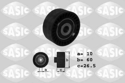 Deflection/Guide Pulley, V-ribbed belt SASIC 1620023