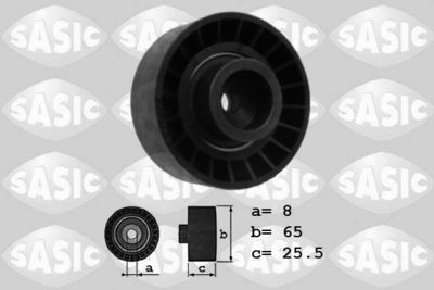 Deflection/Guide Pulley, V-ribbed belt SASIC 1620053