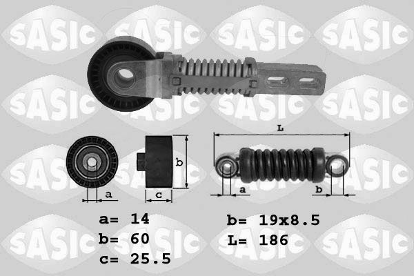 SASIC 1624039 Belt Tensioner, V-ribbed belt