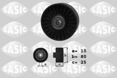 Deflection/Guide Pulley, V-ribbed belt SASIC 1626003