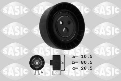 Deflection/Guide Pulley, V-ribbed belt SASIC 1626012