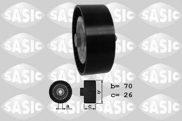 SASIC 1626088 Deflection/Guide Pulley, V-ribbed belt