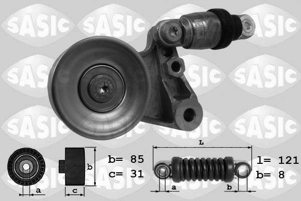 SASIC 1626145 Belt Tensioner, V-ribbed belt